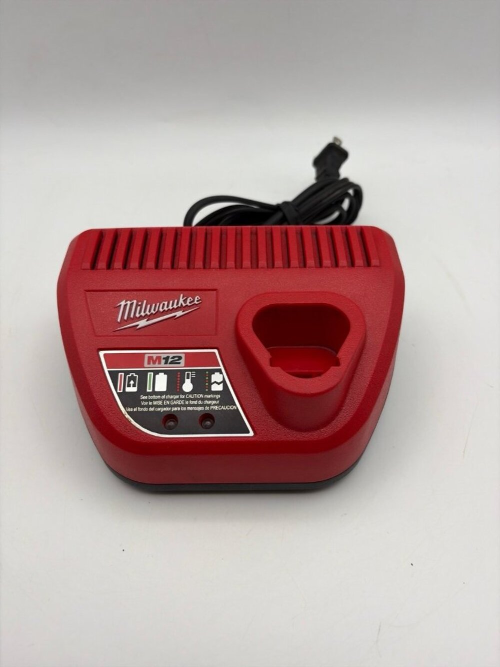Milwaukee M12 Battery Charger 48-59-2401 OEM Genuine 12V Lithium-Ion Tested
